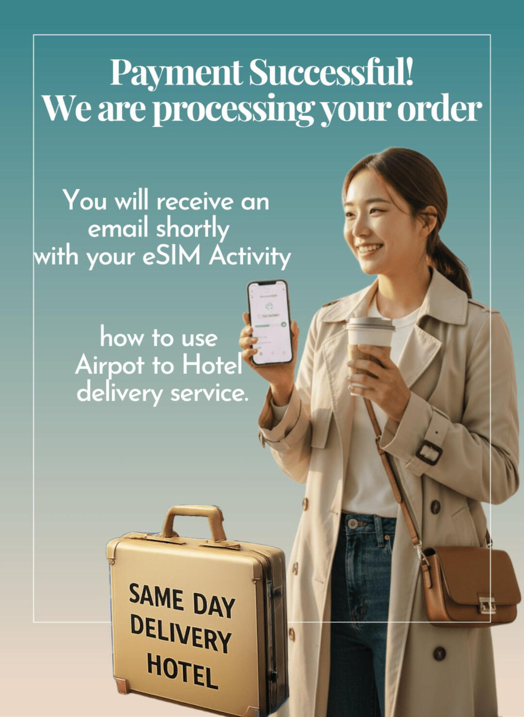 Pricing table for Opera Freedom+ showing various plans for unlimited 5G data eSIM and airport luggage delivery services.